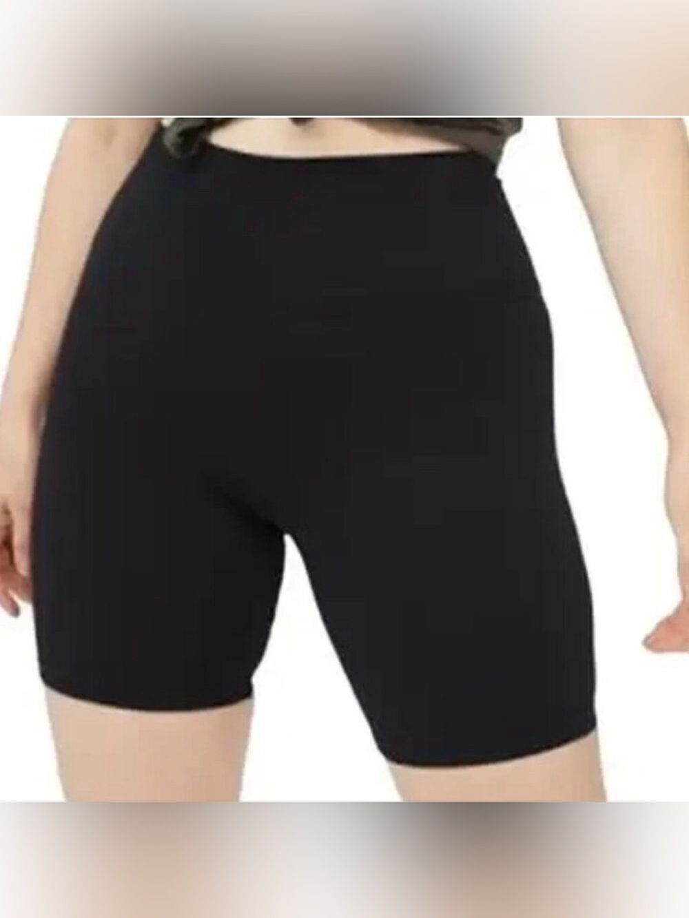 American Eagle AE Solid Black Highest Rise Bike Short Women’s Sz Medium NWT